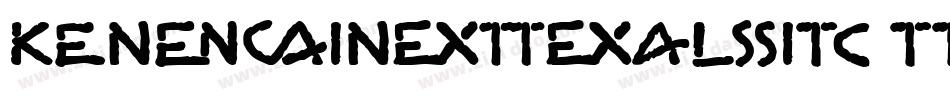 KendoInitialsITC TT字体转换